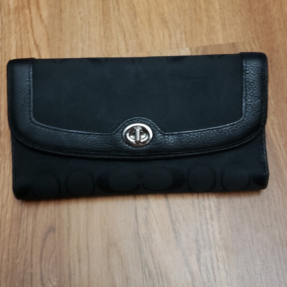 Coach full size wallet